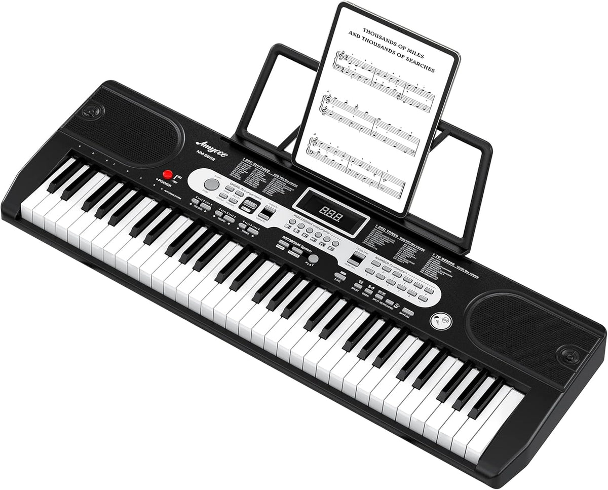 61-Key Portable Electric Keyboard Piano with LCD Display B305587