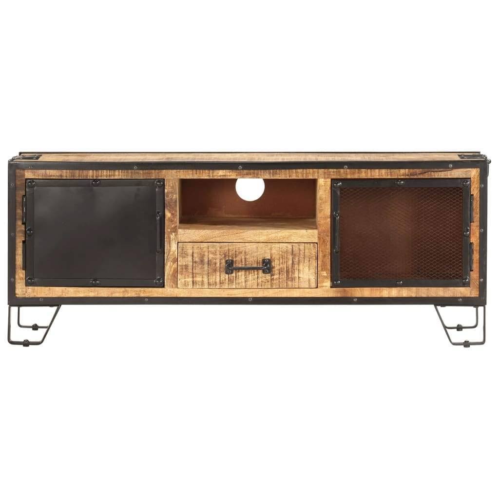 Solid Rough Mango Wood TV Cabinet S776