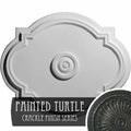 21 1/4 inchw x 17 3/8 inchh x 1 inchp Ceiling Medallion S1898