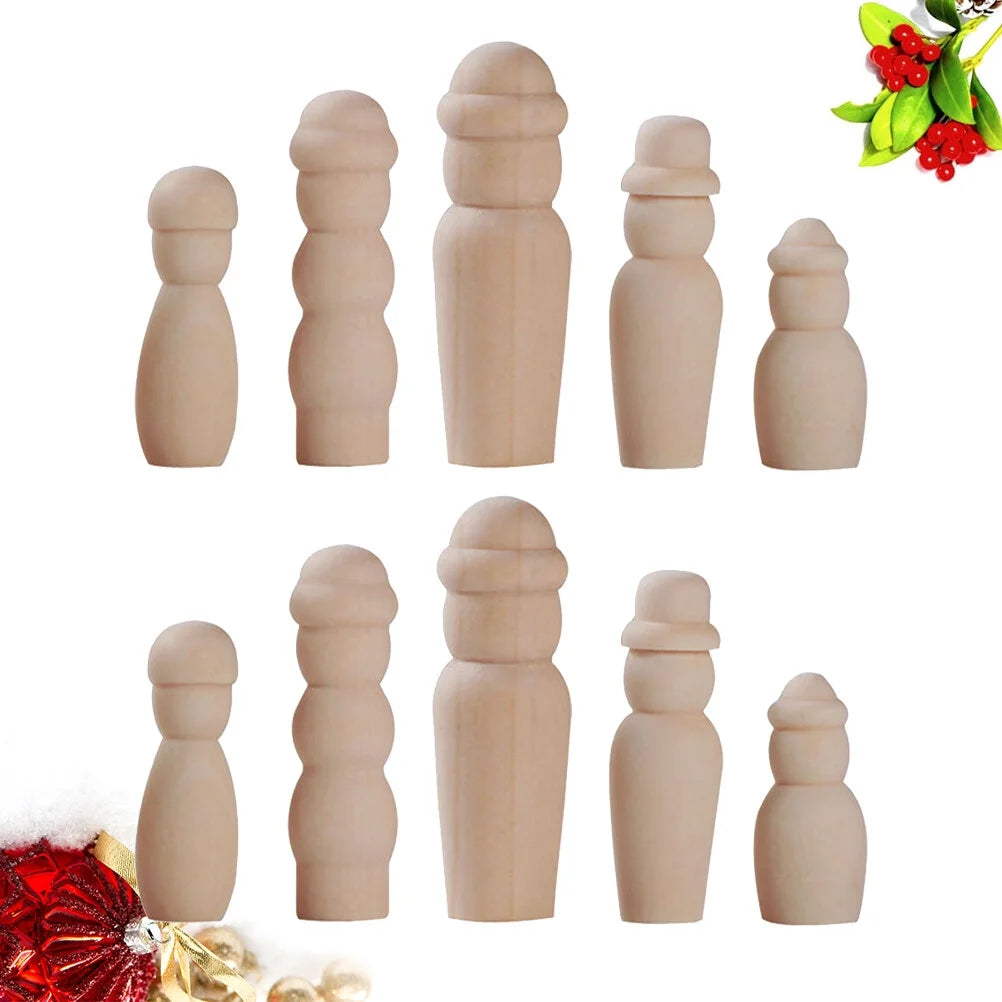 20 in 1 DIY Wooden Doll Bodies C324280