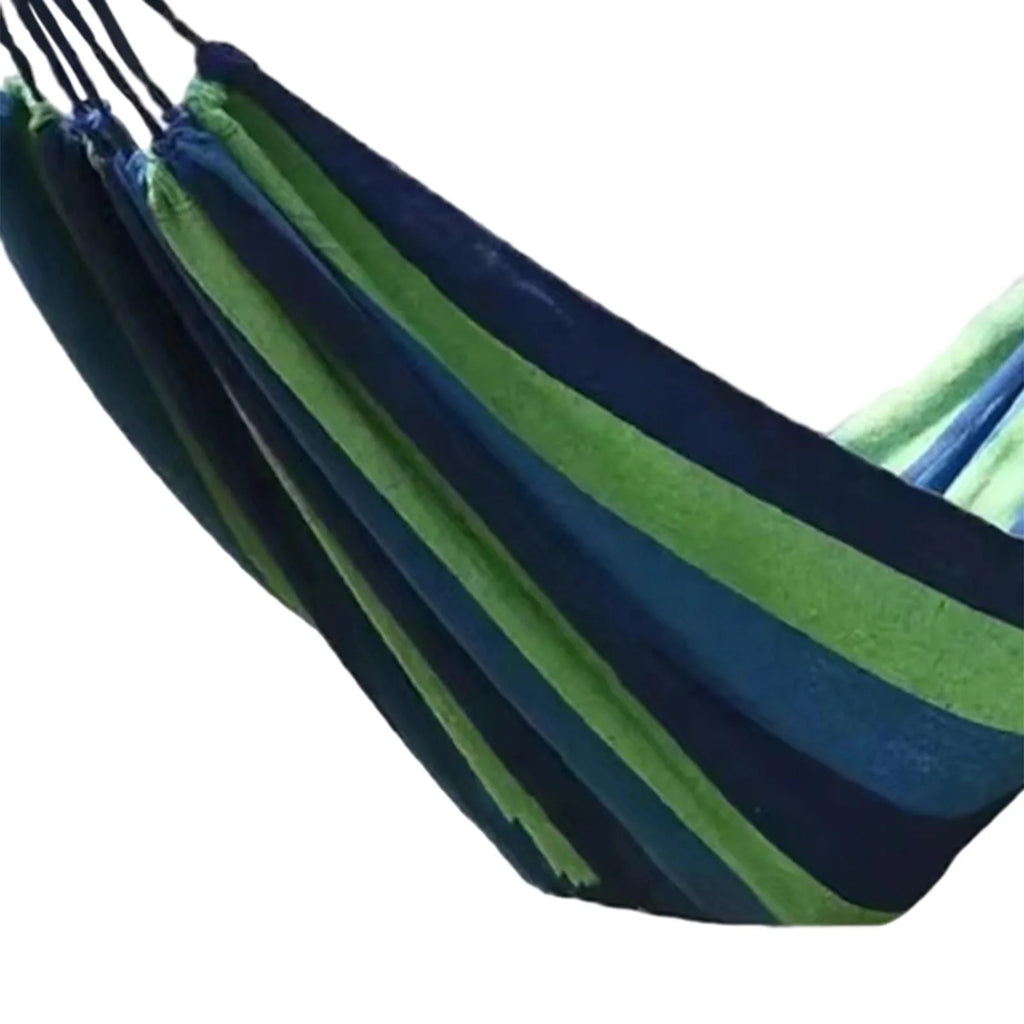 Blue Canvas Camping Hammock 190x80cm P9283