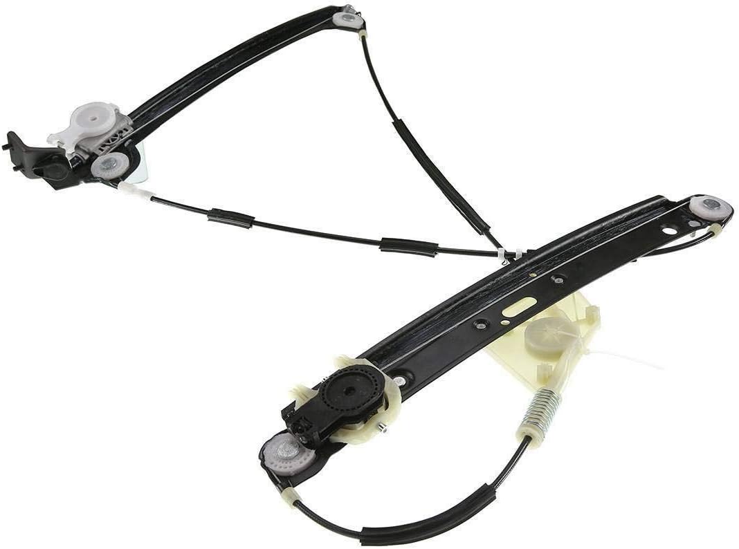 Front Driver Side Power Window Regulator without Motor Compatible with BMW E82 E88 128i 135i 2008-2013 Pack of 2 X59807