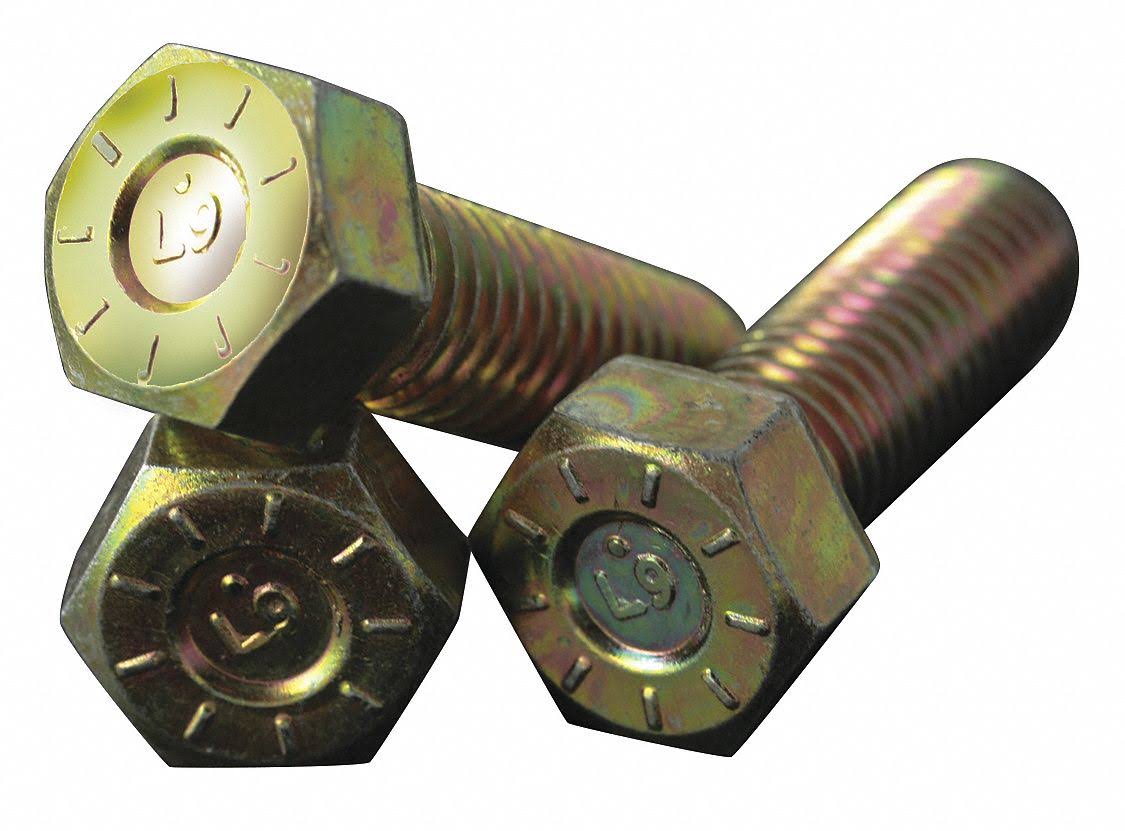 7/16-14x4 Steel Hex Head Cap Screw, pk25 I36787