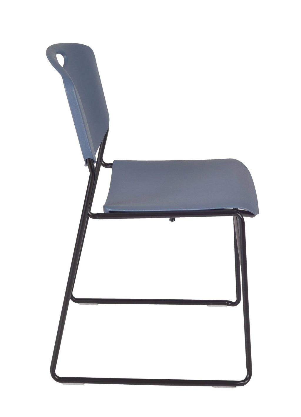 Square Breakroom Table with 4 Stack Chairs A74148