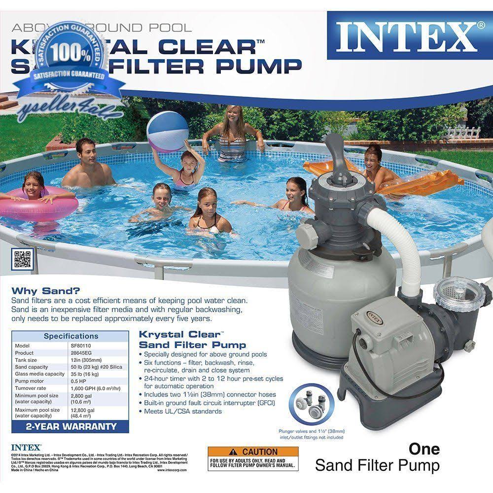 Sand Filter Pump for Above Ground Pools 12-Inch T8817