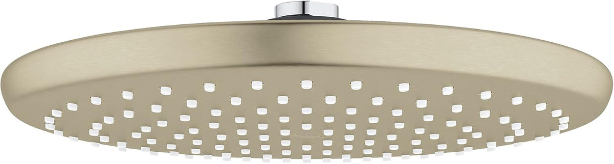 Brushed Nickel Square Rain Showerhead E40322