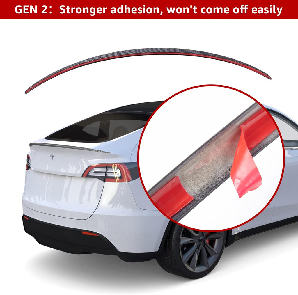 Matte Carbon Fiber Trunk Wing Spoiler F4333