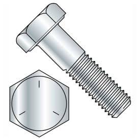 1/4-28 x 3/4x22 Hex Head Cap Screw - Carbon Steel - Zinc - Grade 5 - 100 Pack W21073