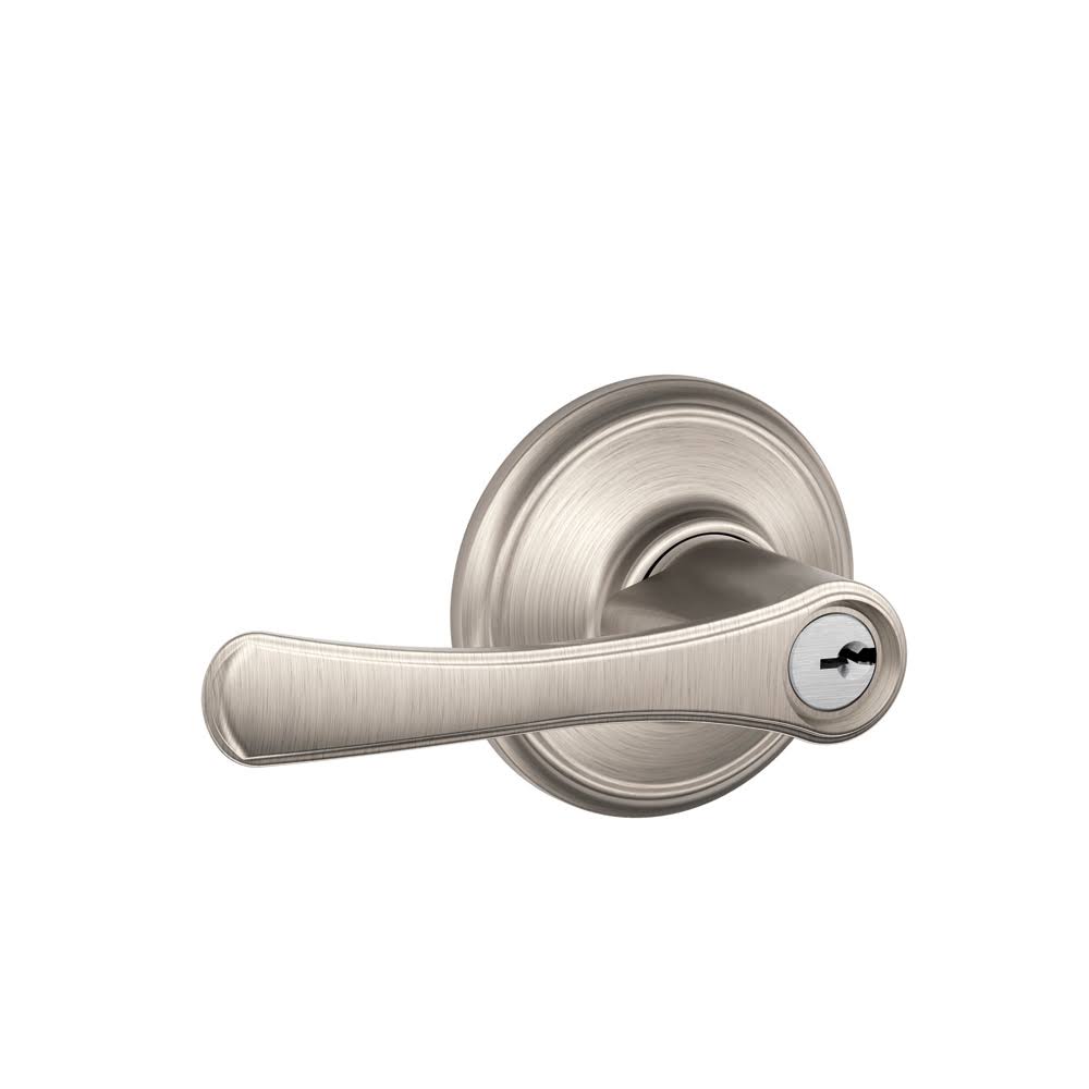 Satin Nickel Lever Entry Lock Y46546
