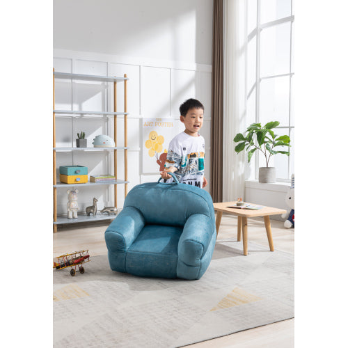 Velvet Memory Sponge Bean Bag Chair D5174