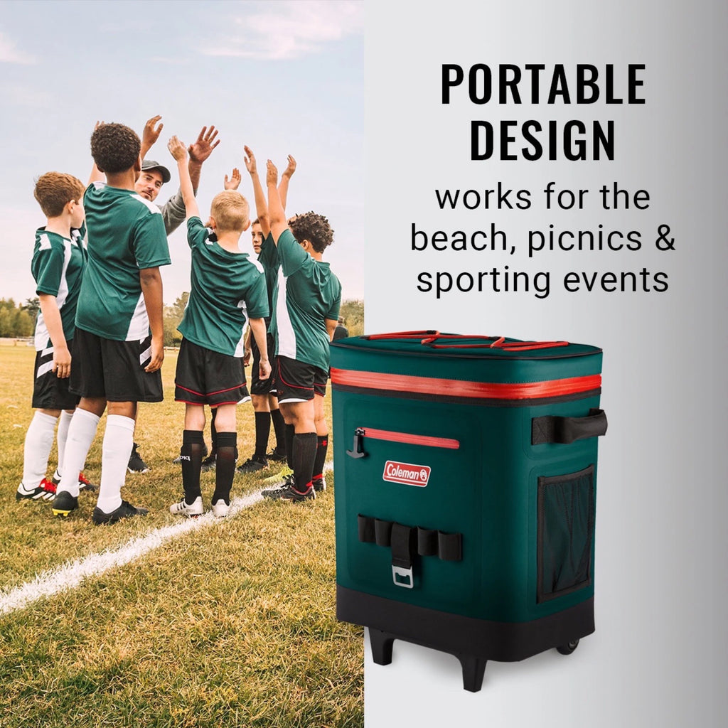 Coleman 42-Can Soft-Sided Wheeled Cooler U6633