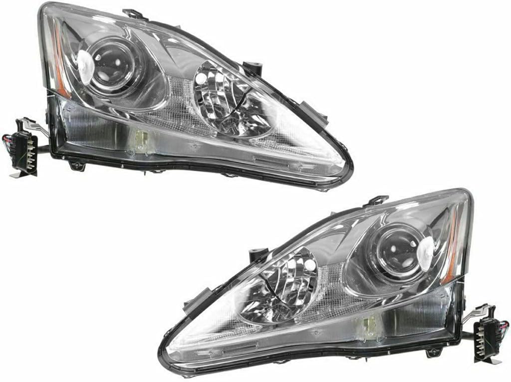 Head Light Assembly Driver Side for 2006 2007 2008 Lexus IS250 J392