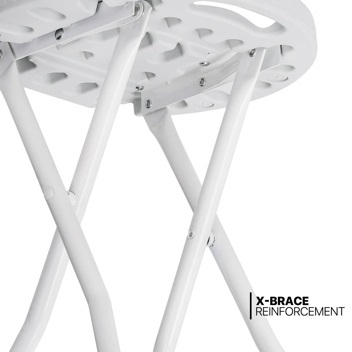 13 Pieces 8 FT Folding Table and Chair Set with Steel Legs S13913