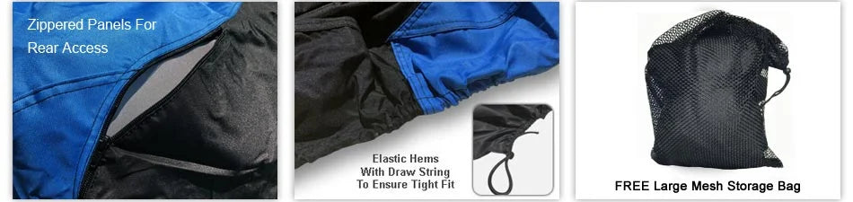 Blue Trailerable Jet Ski Cover with Storage Bag Z991495
