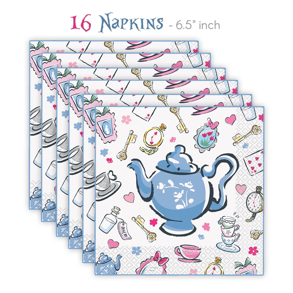 Large Paper Plates, Dessert Plates, Napkins & Table cover Birthday Tableware Set Q265951