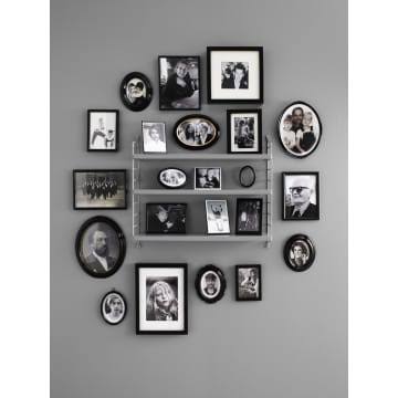 Grey Pocket Wall Shelf P622