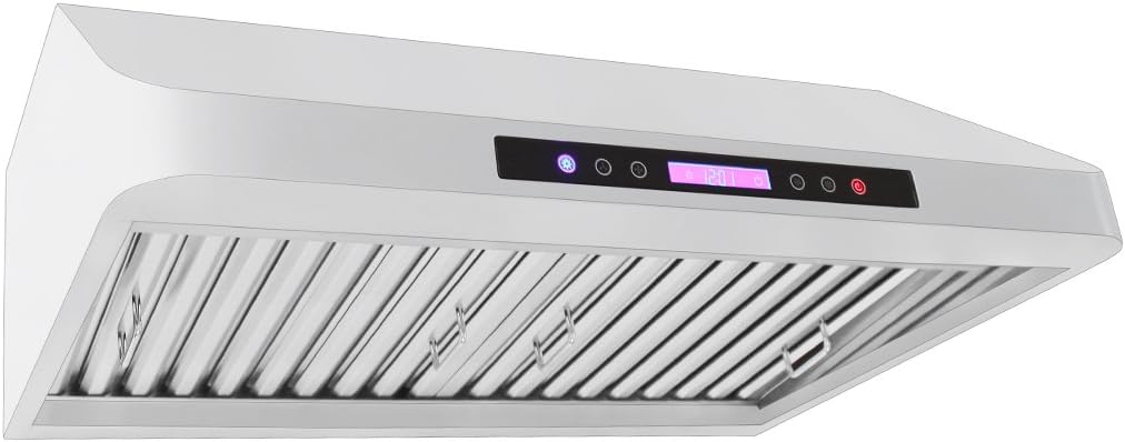 Stainless Steel Under Cabinet Range Hood with Baffle Filters H91651