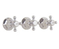 Polished Brass Three Handle Tub and Shower Trim K9886