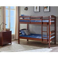 Espresso Solid Wood Bed Frame D543183