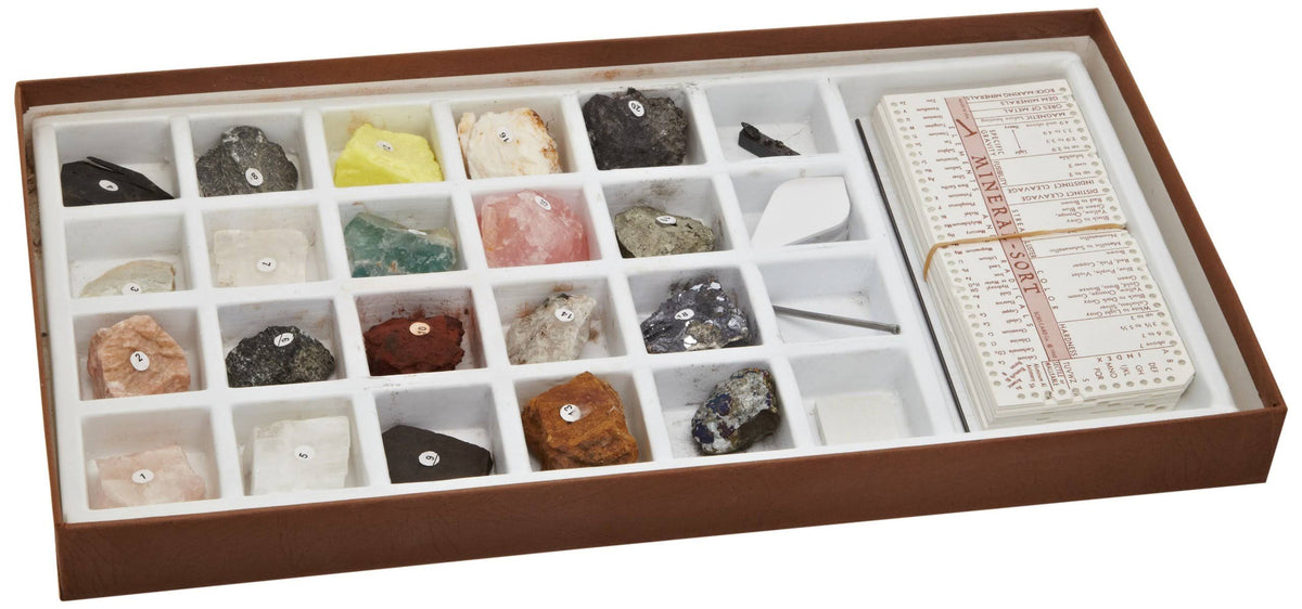 Set of 20 Rock Samples Mineral Identification Kit G673