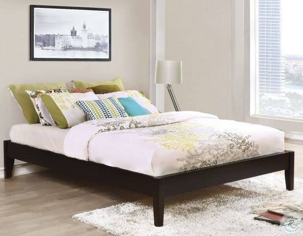 Cappuccino Queen Platform Bed G191