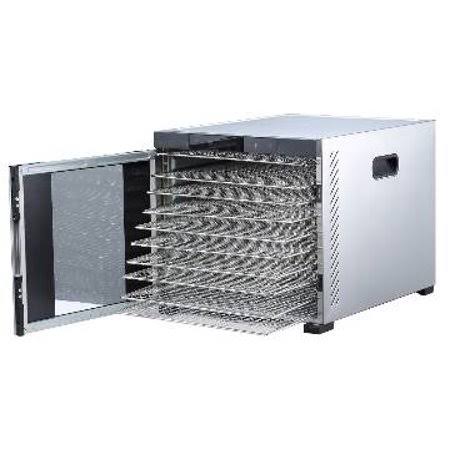 10 Tray All Stainless Steel Dehydrator with Glass Door E531