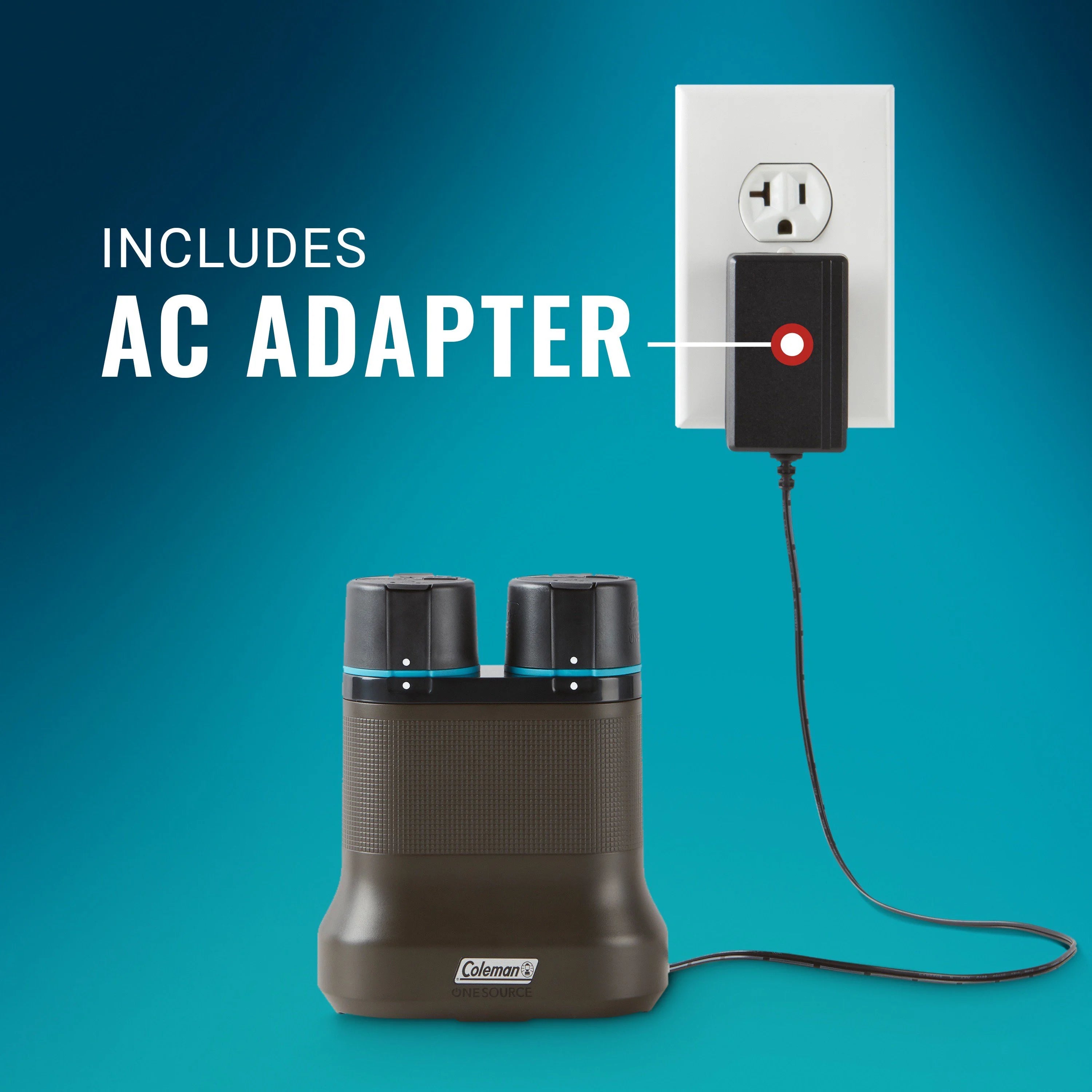 Rechargeable Lithium-Ion Battery Pack of 2 & 2-Port Quick-Charging Station R41151