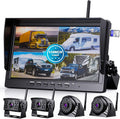 10-inch Wireless Backup Camera System with Recording, IP69 Waterproof Cameras L2765