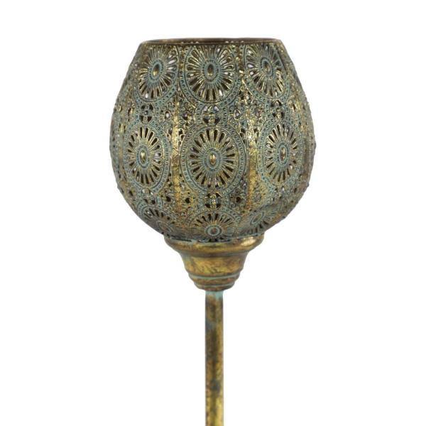 Tall Decorative Pierced Metal Candle Holders (Set of 3) W833419