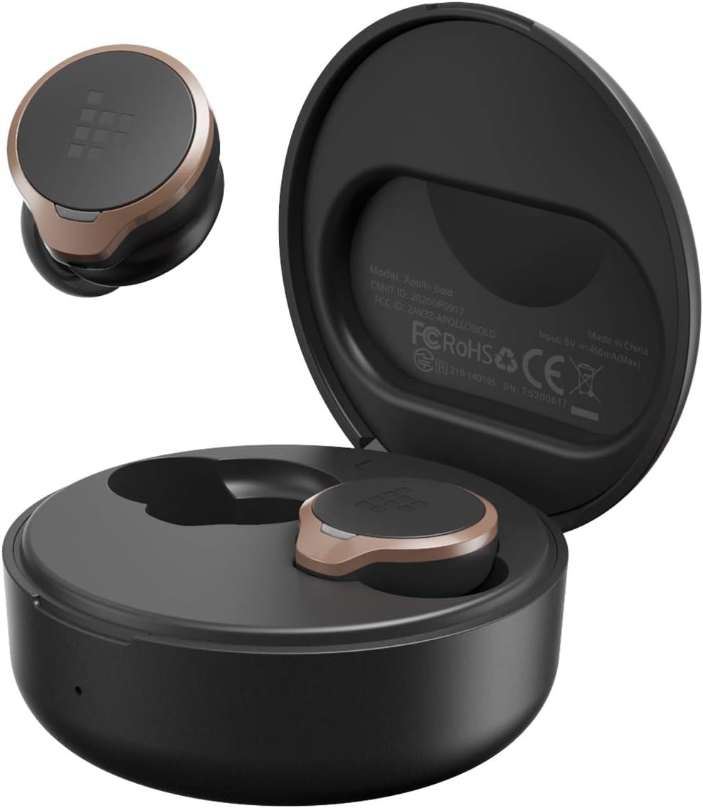 Tronsmart Apollo Bold Wireless Earbuds, Hybrid Active Noise Cancelling Bluetooth Earphones, IP45 Waterproof, 30H Playtime, CVC 8.0 Call Noise Cancelation & 6 Microphones C1440