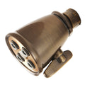 Antique Brass Adjustable Jet Spray Shower Head B39828