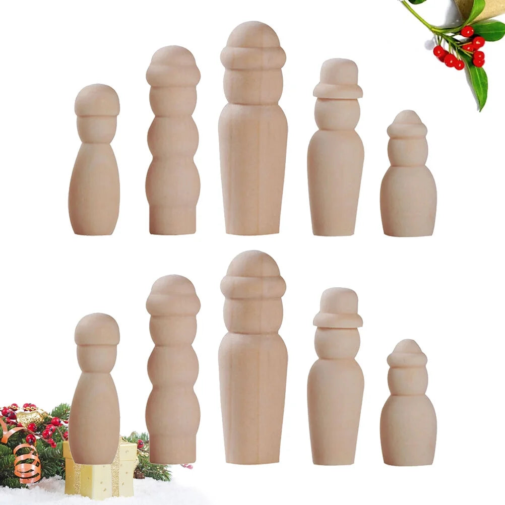 20 in 1 DIY Wooden Doll Bodies C324280