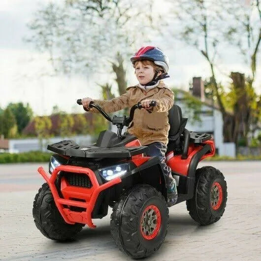 Black Kids Electric 4-Wheeler ATV Quad with MP3 and LED Lights Y163