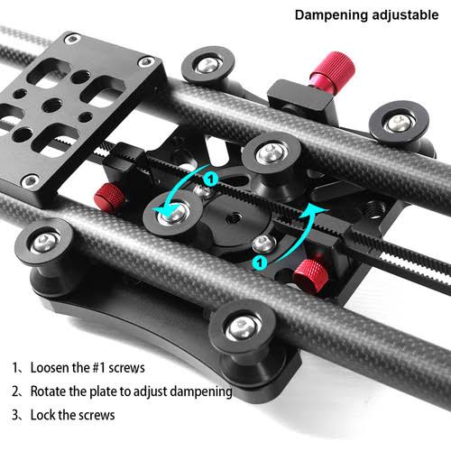 Carbon Fiber Camera Slider with Flywheel K75377
