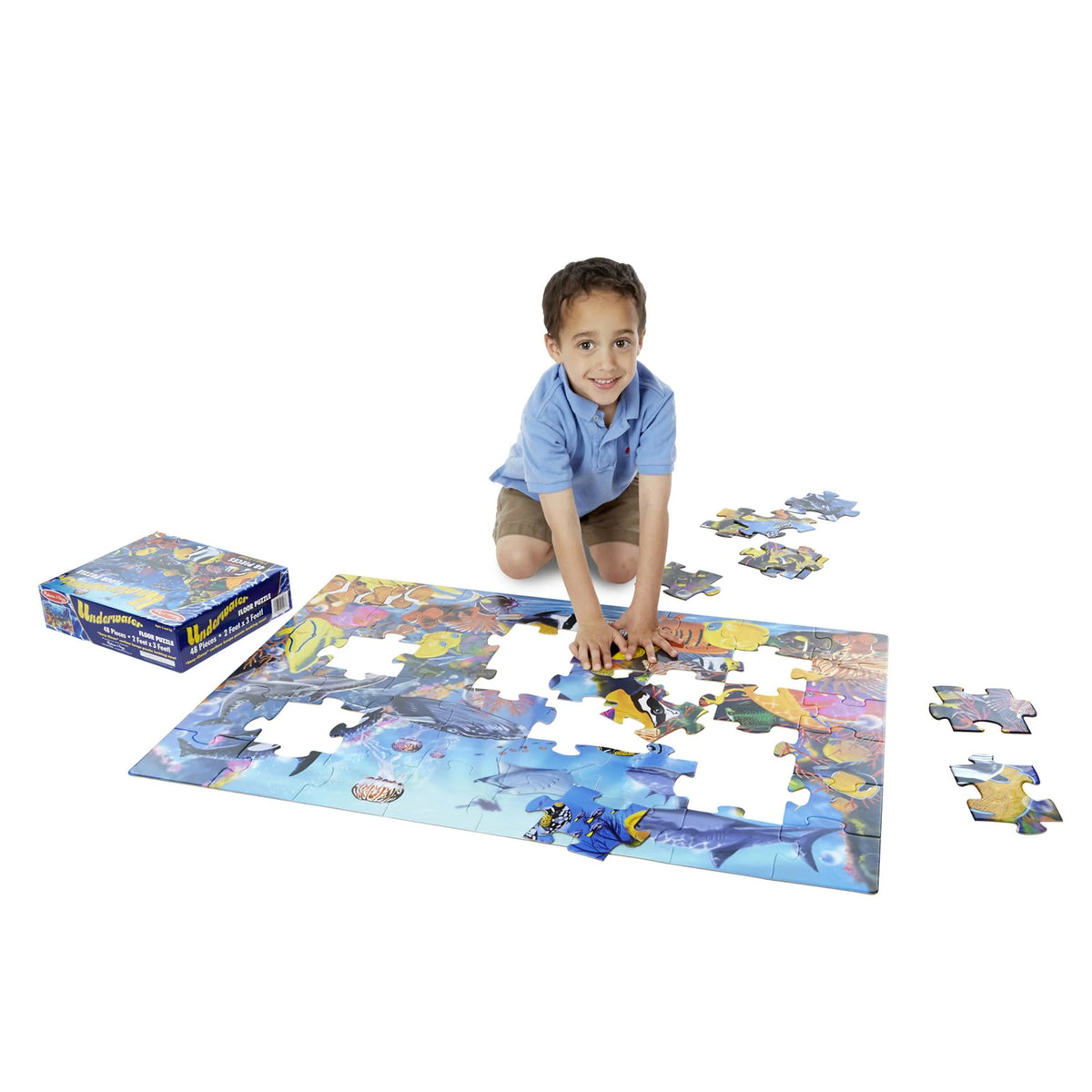 Floor Puzzle Bundle - Solar System and Underwater V54916