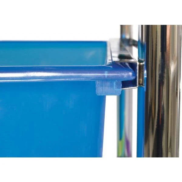 Blue Hills Studio Double Storage Cart with 15 Drawers Multi G72124