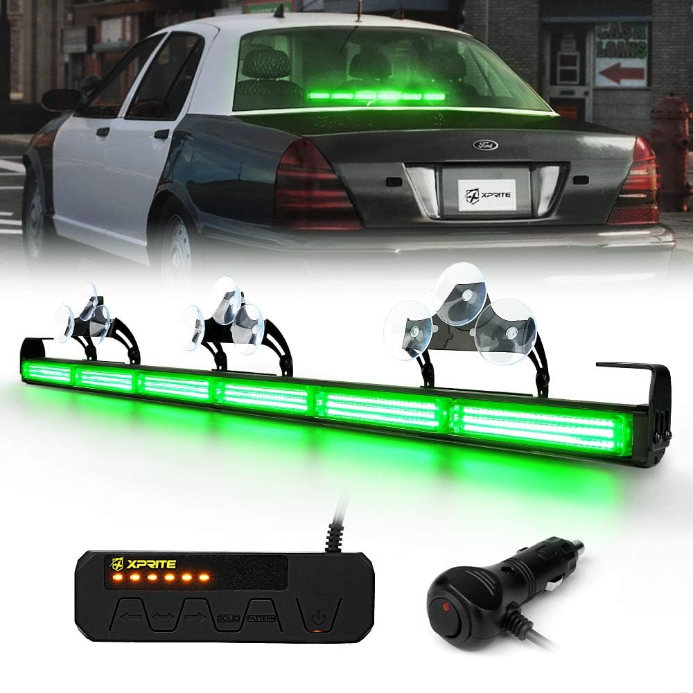 35" COB LED Emergency Traffic Advisor Strobe Light Bar with Controller G43272