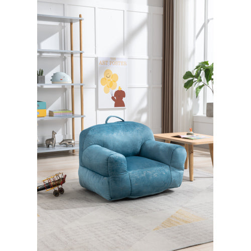 Velvet Memory Sponge Bean Bag Chair D5174