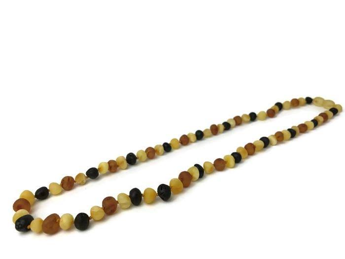 Raw Multi 22 inch Baltic Amber Necklace S19684
