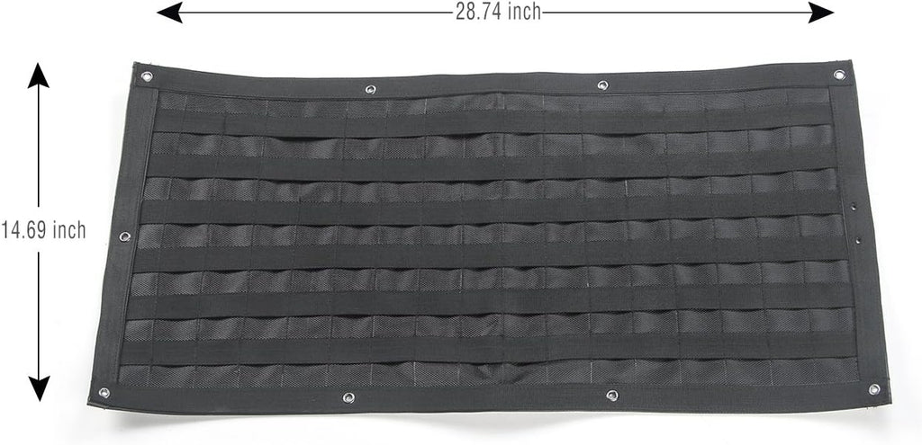 Canvas Tailgate Cargo Storage Bag & Tool Kit Organizer Pockets Y810