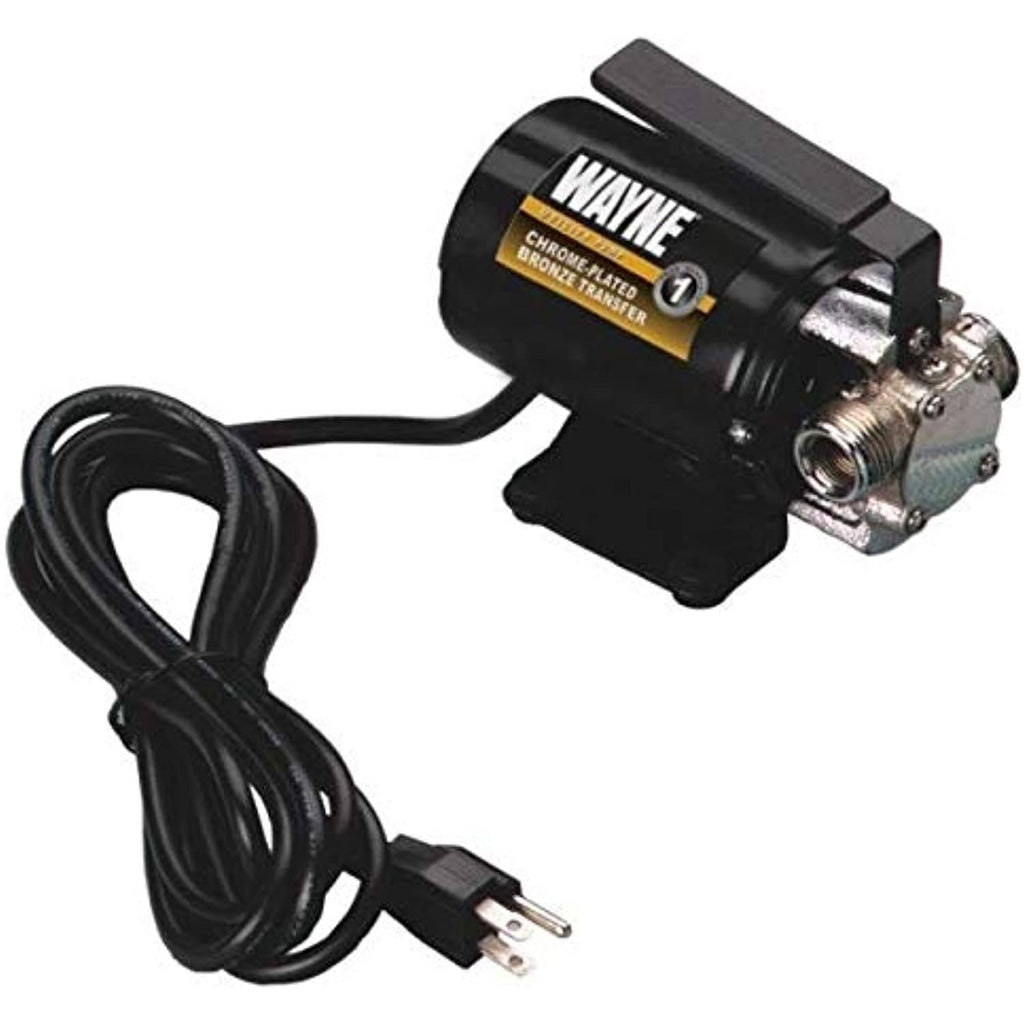 Black Portable Transfer Water Pump with Suction Hose and Attachment M15627