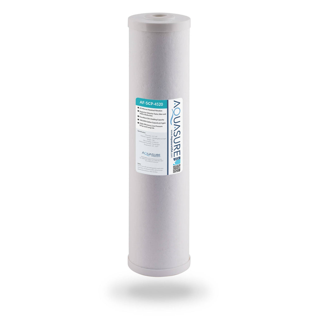 25-Mic Sediment GAC Dual Purpose Whole House Water Filter Cartridge C51529