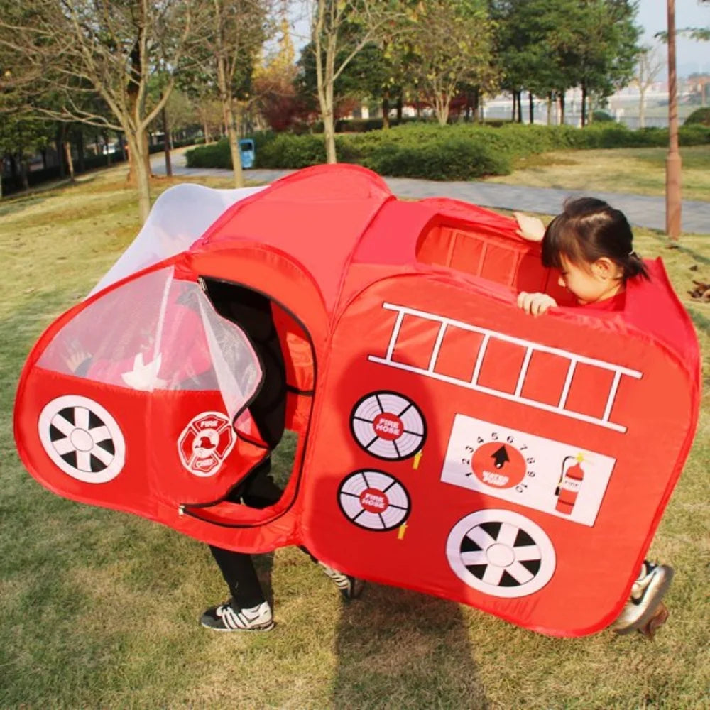 Red Fire Truck Popup Playhouse Tent M739453