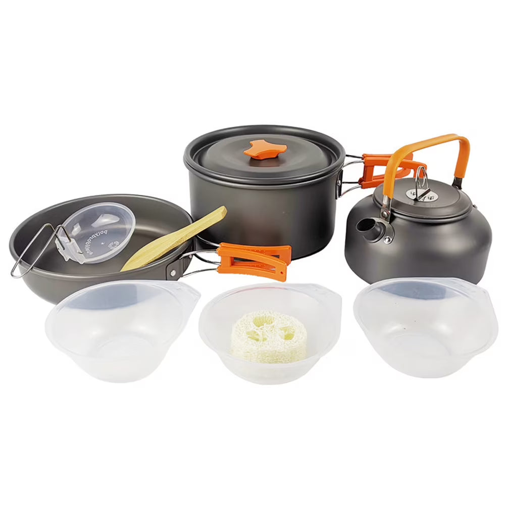 Camping Cookware Set with Pot and Frying Pan B46029