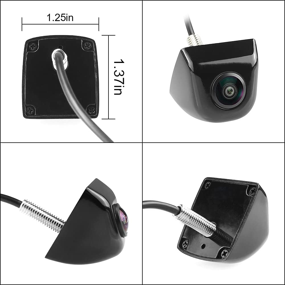 AHD 1080P Vehicle Backup Camera with Fish Eye Lens Night Vision Waterproof Car Reverse Camera Pack of 2 C89970