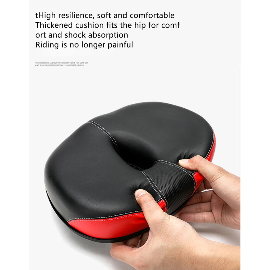 PU Leather Bike Saddle with Gel Foam Pad T645