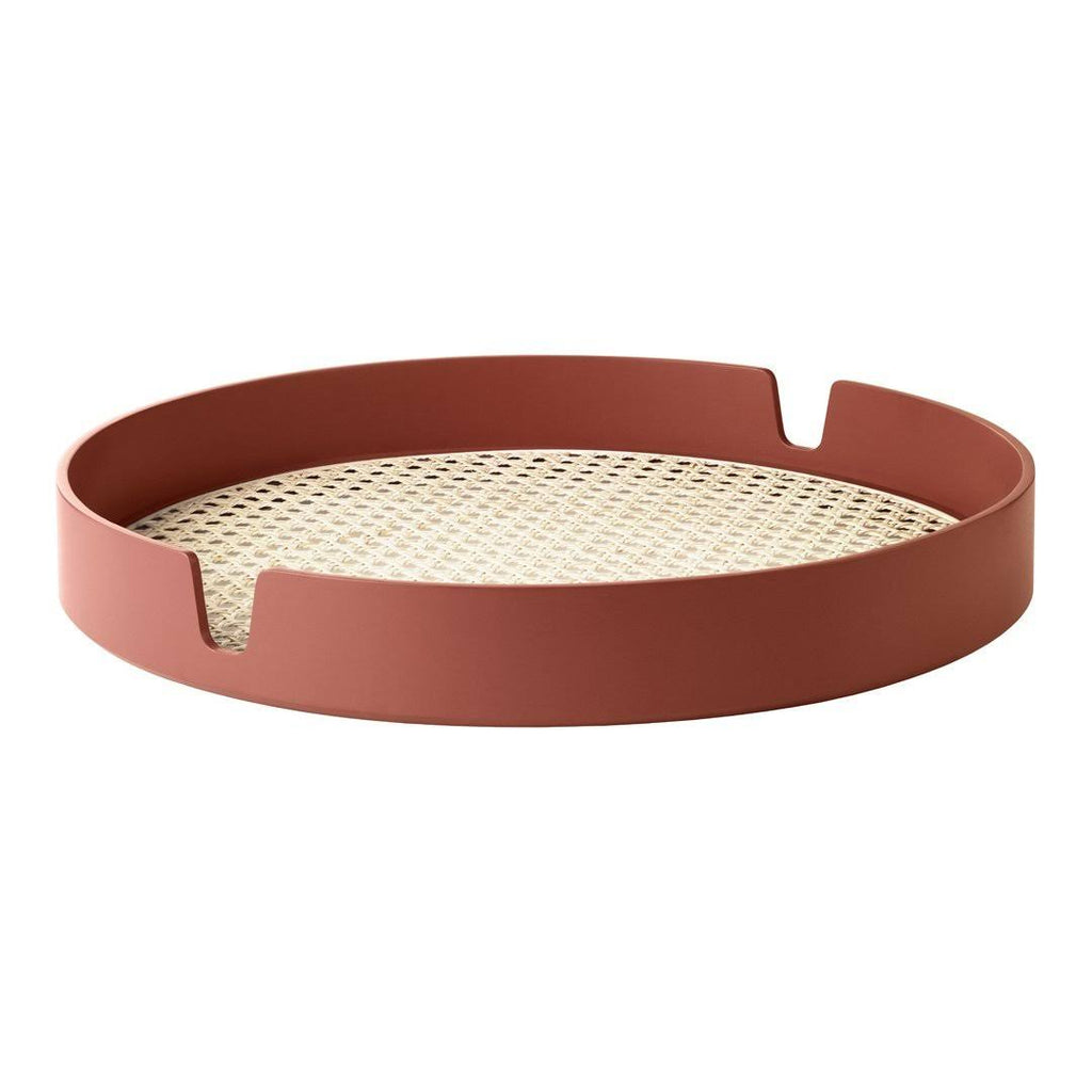 Salon Tray, Rust / 9.45x22 Dia (24cm) O74260