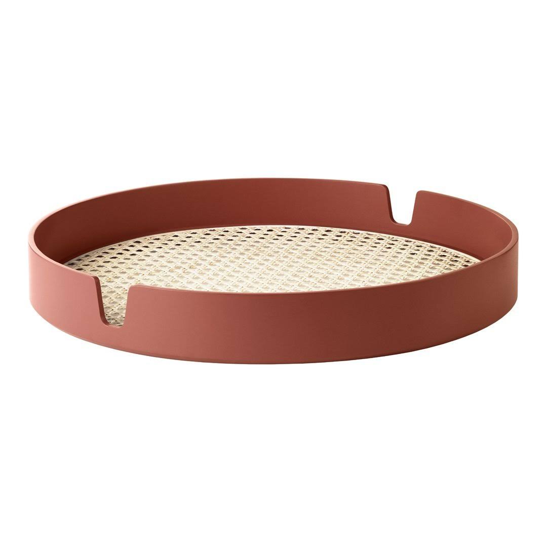 Salon Tray, Rust / 9.45x22 Dia (24cm) O74260