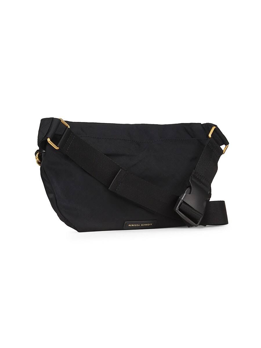 Black Nylon Belt Bag S354
