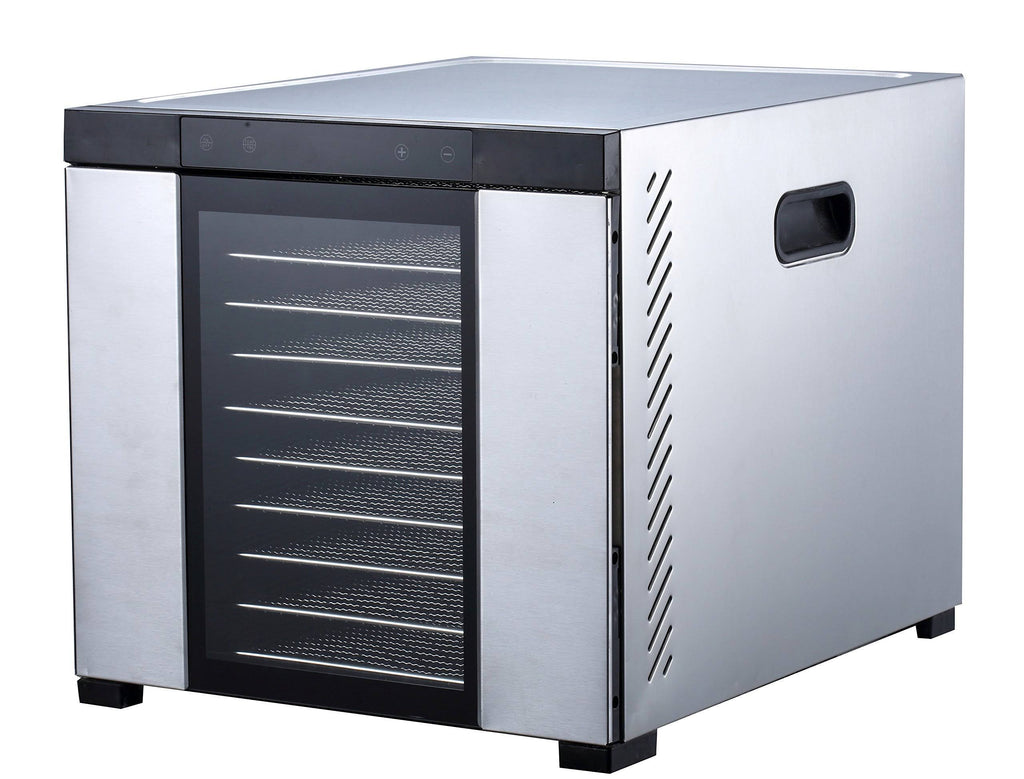 10 Tray All Stainless Steel Dehydrator with Glass Door E531